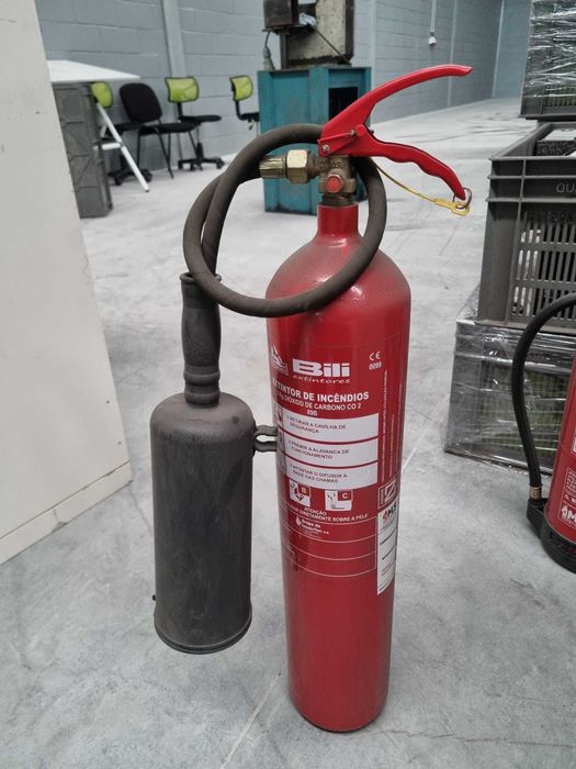 Extintores certificados como novos