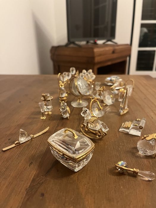 25 miniaturas Swarovski (usado) em muito bom estado