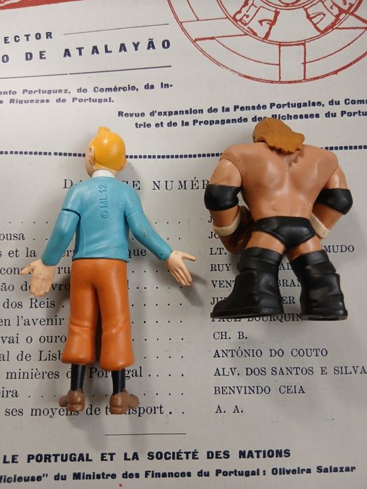 Tintin antigo e wwe