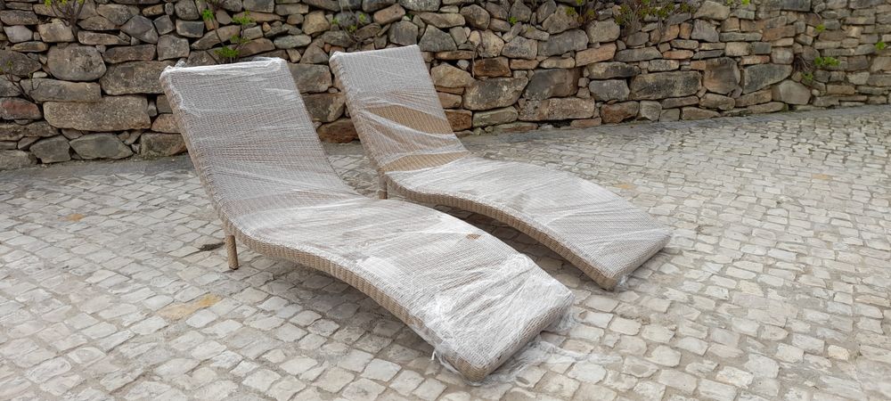 espreguiçadeiras são ótimas