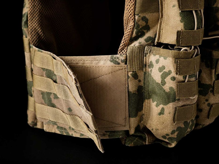Плитоноска Tactical Cordura 500D Койот військова тактична жилетка MOLLE розвантаження підсумки для ЗСУ поліції страйкболу Туреччина