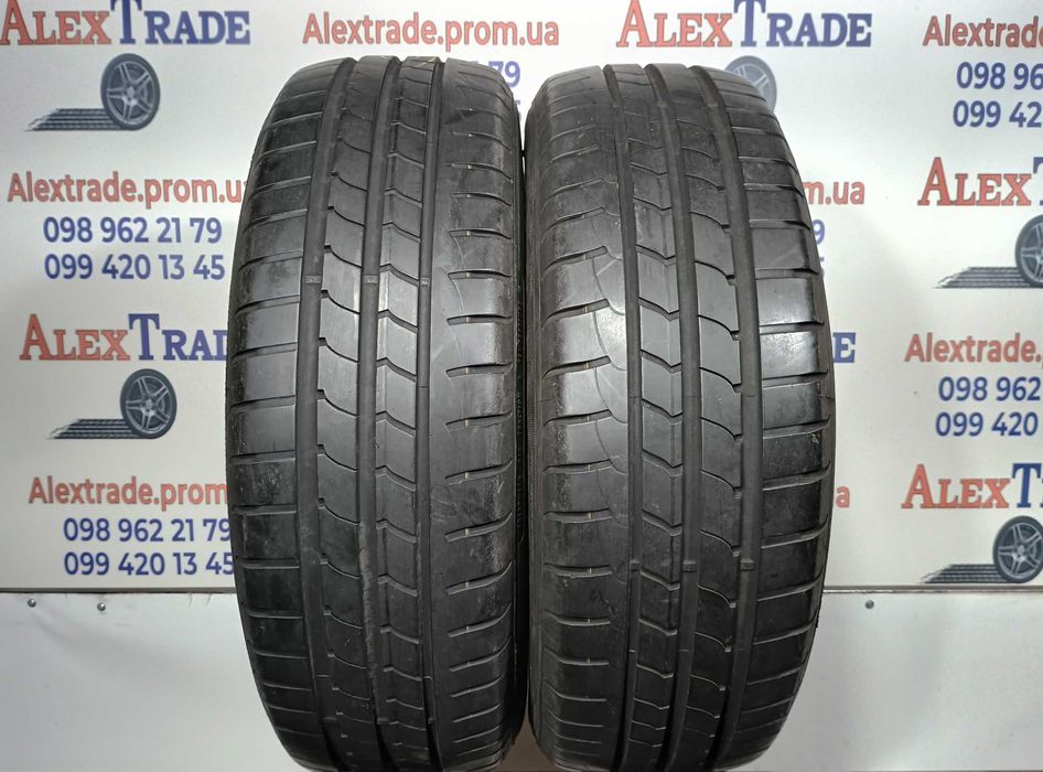 2 шт. 195/65 R15 Goodyear EfficientGrip LRR літні шини вживані, 6,5 мм
