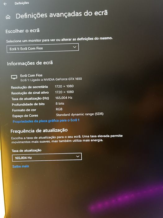 Monitor KeepOut 2k 165hz 1ms 27”