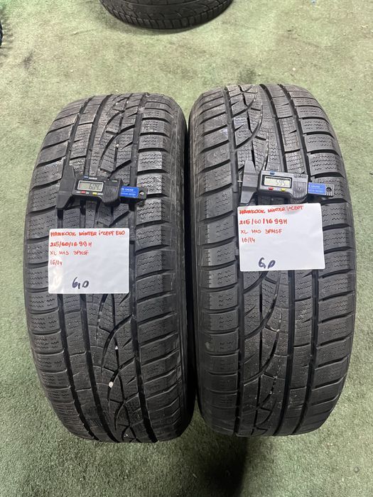2x 215/60/16 99H HANKOOK WINTER I*cept evo opona zimowa M+S 3PMSF XL