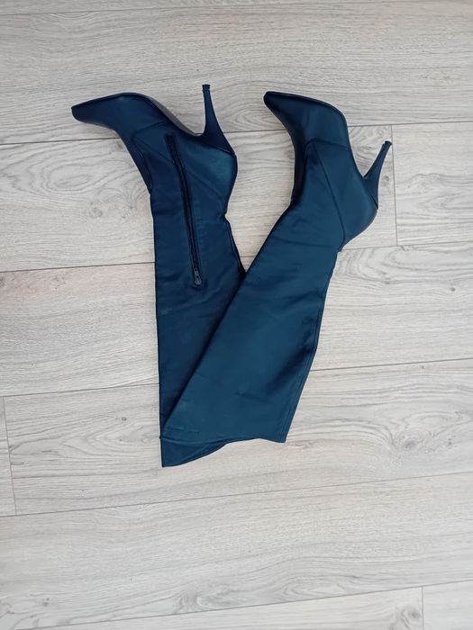 Eleganckie długie piękne kozaki damskie 39