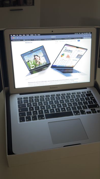 MacBook Air igłą