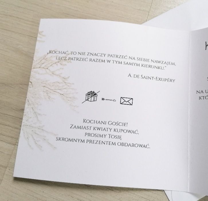 Zaproszenia na ślub zimowe