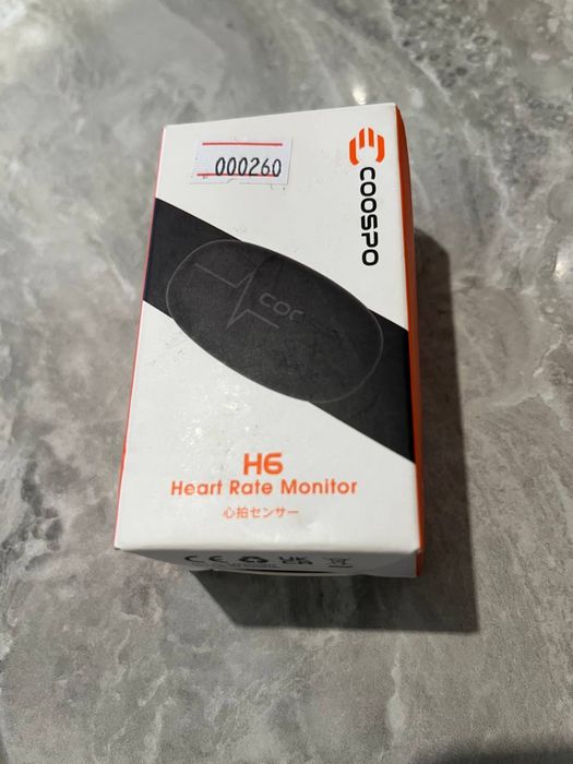 Нагрудний пульсометр COOSPO H6 з Bluetooth 4.0 ANT+ IP67 / датчик серцевого ритму Peloton Polar DDP Yoga Map My Ride