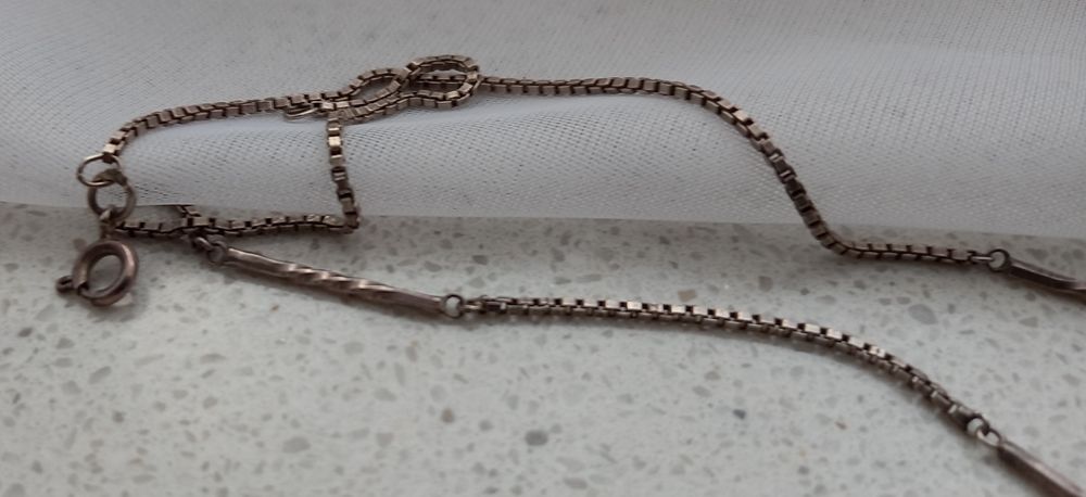 Naszyjnik srebro  koral