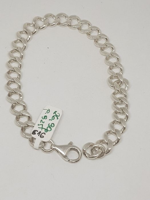 Srebrna bransoletka srebro 925 długość 23,5cm