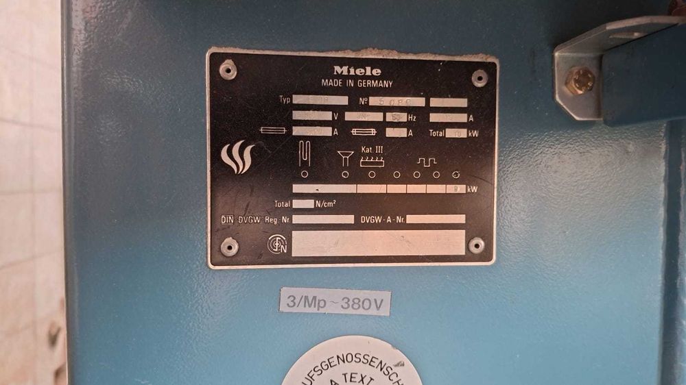 Magiel przemysłowy Miele B316 – prasowalnica, sprawny