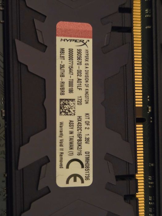 Asus Prime B350 Plus + Ryzen 3600 + HyperX Predator 16 GB DDR4 3200