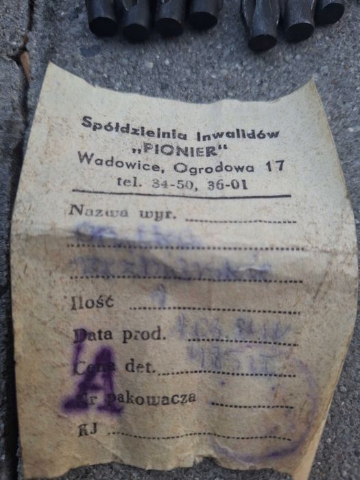Stare nie używane dłutka rzeźbiarskie