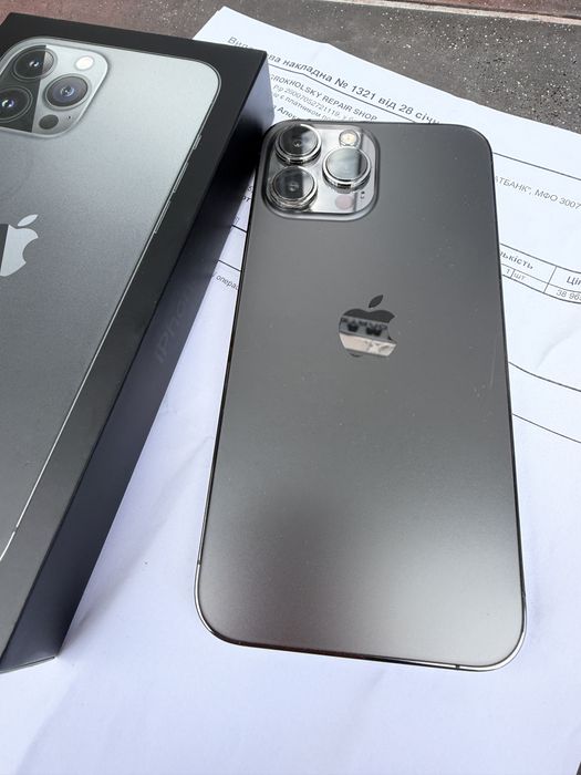 iPhone 13 Pro Max 256GB Graphite Полный комплект, чек