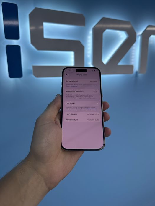 iPhone 15 PRO 256GB BATERIA 100% GWARANCJA 12 miesiecy !!!