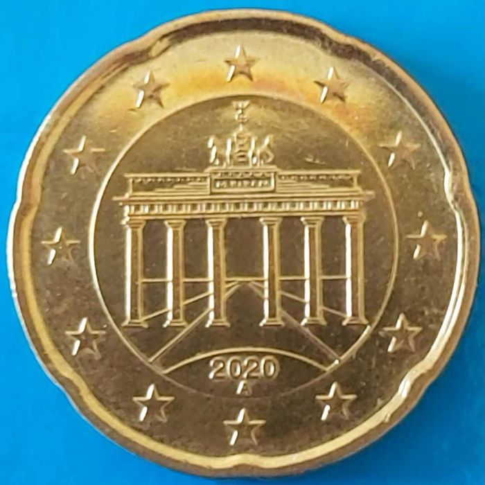 20 Cêntimos de 2020 Letra A da Alemanha