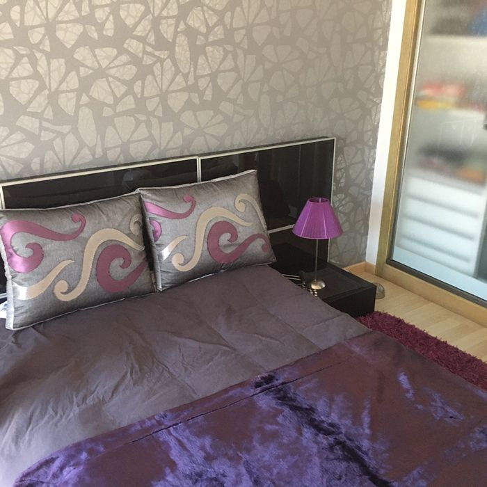 Manta pêlo cor beringelA/roxo