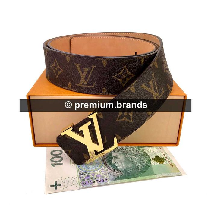 Pasek Louis Vuitton LV Initiales 40mm długość całkowita 100 cm