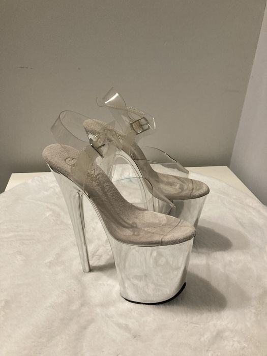 Pleaser flamingo szpilki szklanki buty pole dance 36