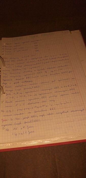Notatki na studia matematyczne. Logika i Teoria Mnogości