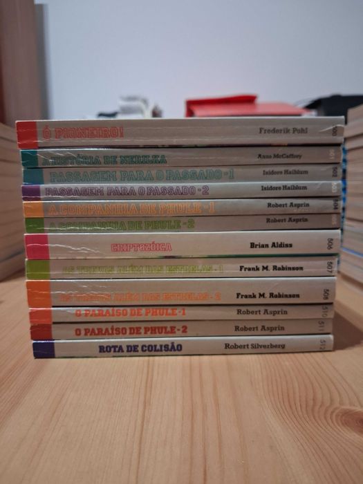 Lote de 12 livros da coleção Argonauta (5ª série, [500-512]).