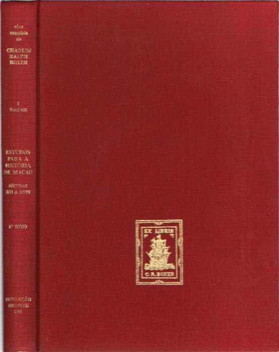 Estudos para a história de Macau – Vol. 1 Tomo 1-C. R. Boxer