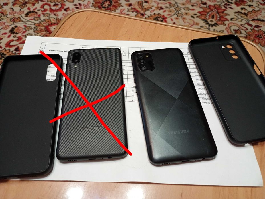 Samsung A02s и A02 в хорошем состоянии.
