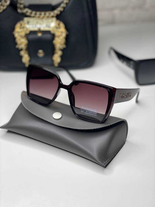 НОВИНКА Жіночі СОНЦЕЗАХИСНІ окуляри CHANEL лінза полікарбонат Polarized з ЗАХИСТОМ від ультрафіолету захист UV400 жіночі захисні окуляри від сонця