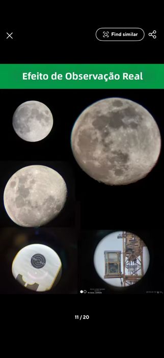 Monoculo para observação 25x75x70