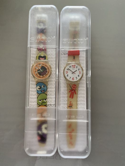 Relógios Swatch em bom estado.