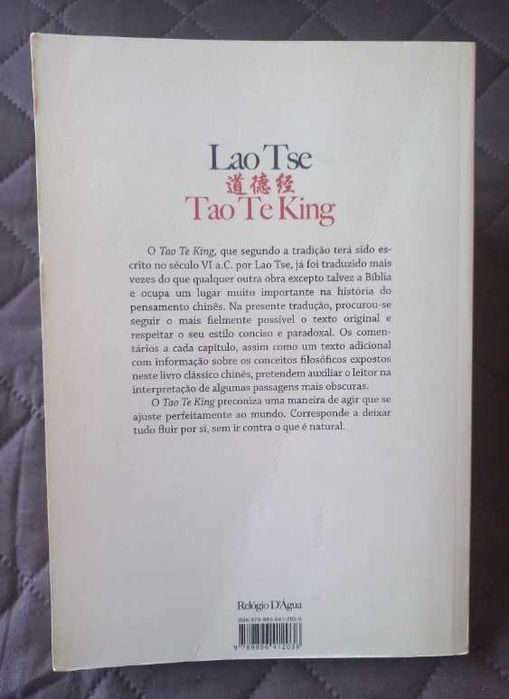 Tao Te King; Livro do Caminho e do Bom Caminhar - Lao Tsé