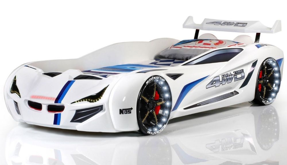 Ліжко машина BMW біла, червона, чорна, пластик  Туреччина