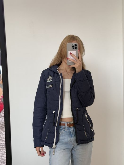 Куртка осіння демісезон темно синя Xs