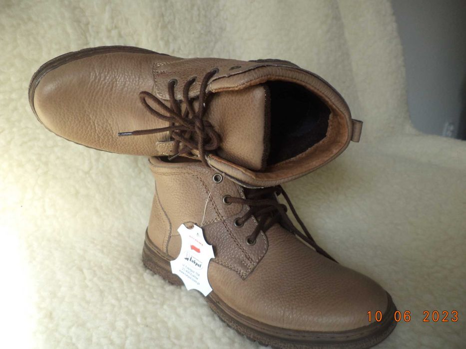 botki meskie skorzane