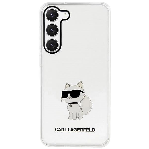 Etui Karl Lagerfeld Ikonik Choupette na Samsung Galaxy S23 - przezrocz