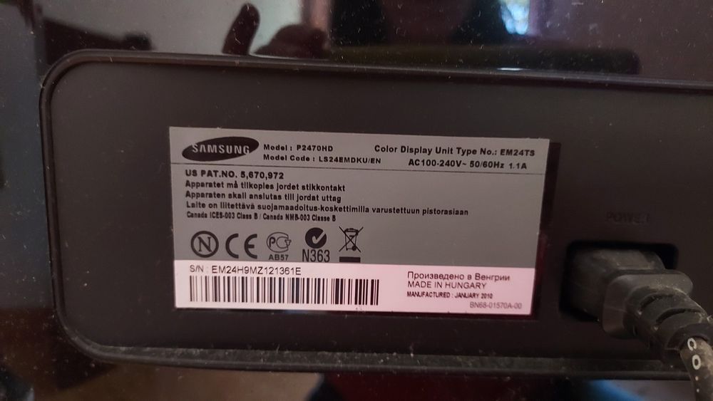 Samsung HD TV 1080p full HD com comando