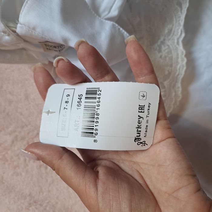 Блузка до школи для дівчинки 122см