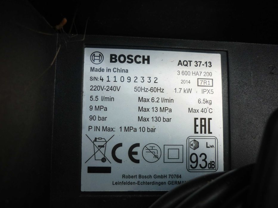 Myjka Ciśnieniowa Bosch