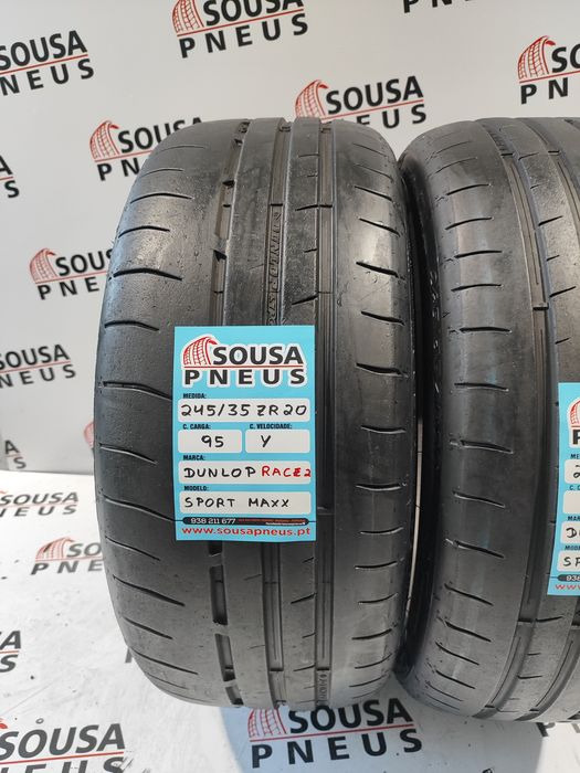 2 pneus semi novos 245-35R20 Dunlop - Oferta dos Portes