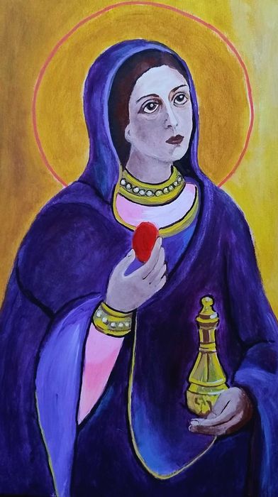 Obraz ikona sw Maria Magdalena