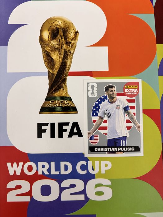 Cromo Pulisic Extra Sticker Silver