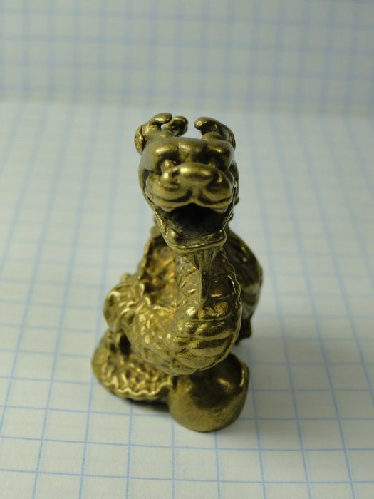 Миниатюра Дракон  бронза