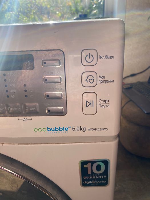 Пральна/Стиральная машина на запчасти Самсунг 6 кг эко бабл под ремонт