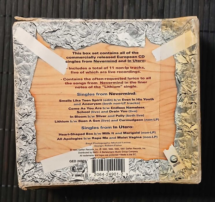 Nirvana - Singles Box (5Cds Single. Falta UM dos singles!)