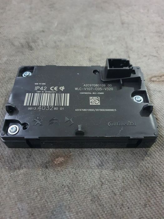 MODULO CARREGAMENTO S/FIO PEUGEOT 3008 II / 9813403280