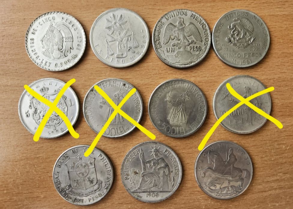 Качественные замены редких монет