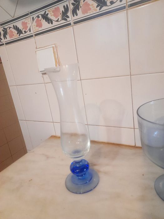 Conjunto de 2 Peças em Vidro Decorativas