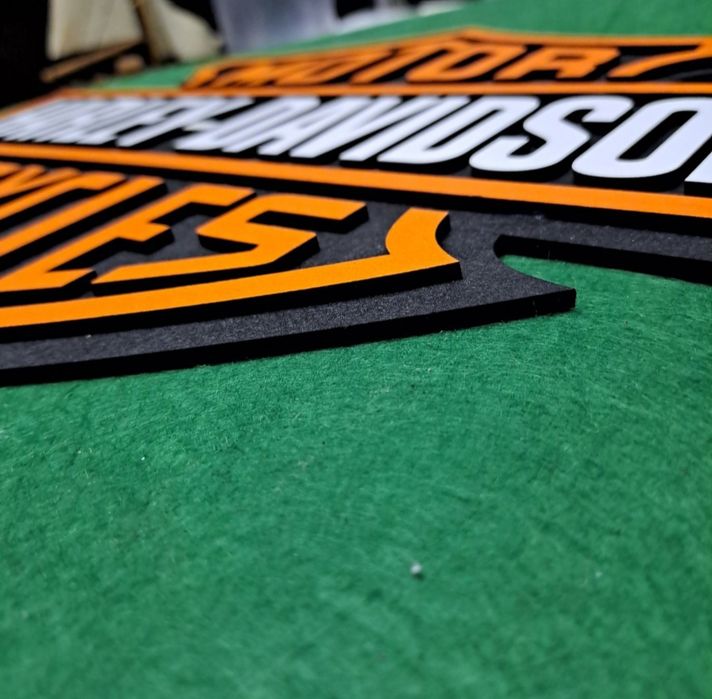 Placa Harley-Davinson  para parede
