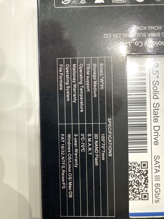 Walram ssd 256Gb накопичувач 256гб