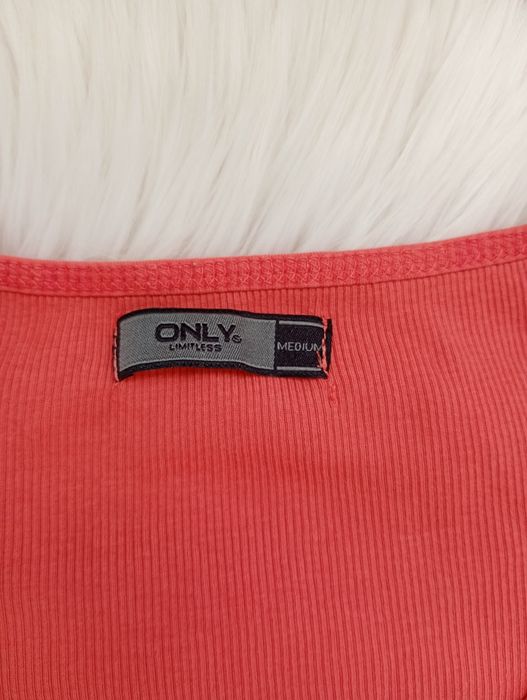 Sukienka prążkowana na krótki rękaw basic M